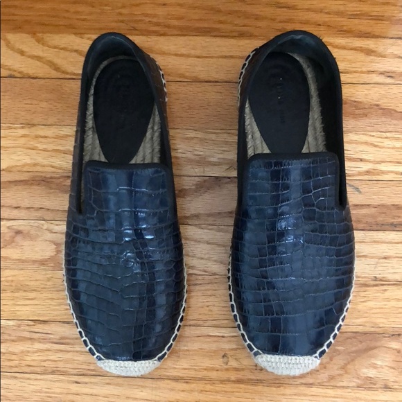 Celine Men's Leather Espadrilles Black